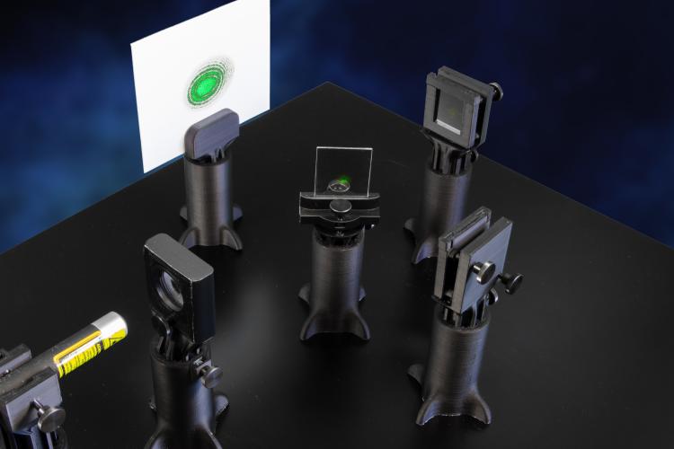3D-printed Laserlab setup with the Michelson Interferometer setup