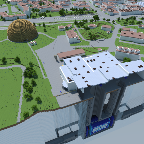 Example scene from the ATLAScraft game.