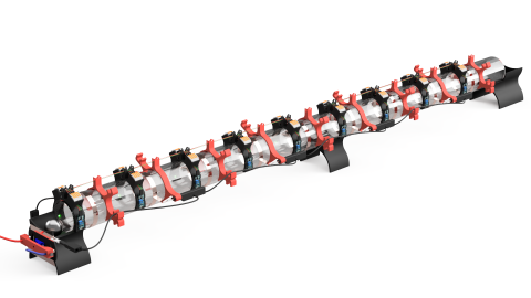 Photograph of a 3D-printed LINAC.