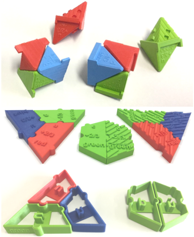 Quark puzzle pieces