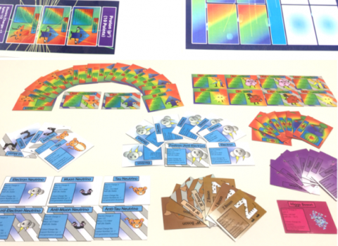 Particle Physics Board Game Cards