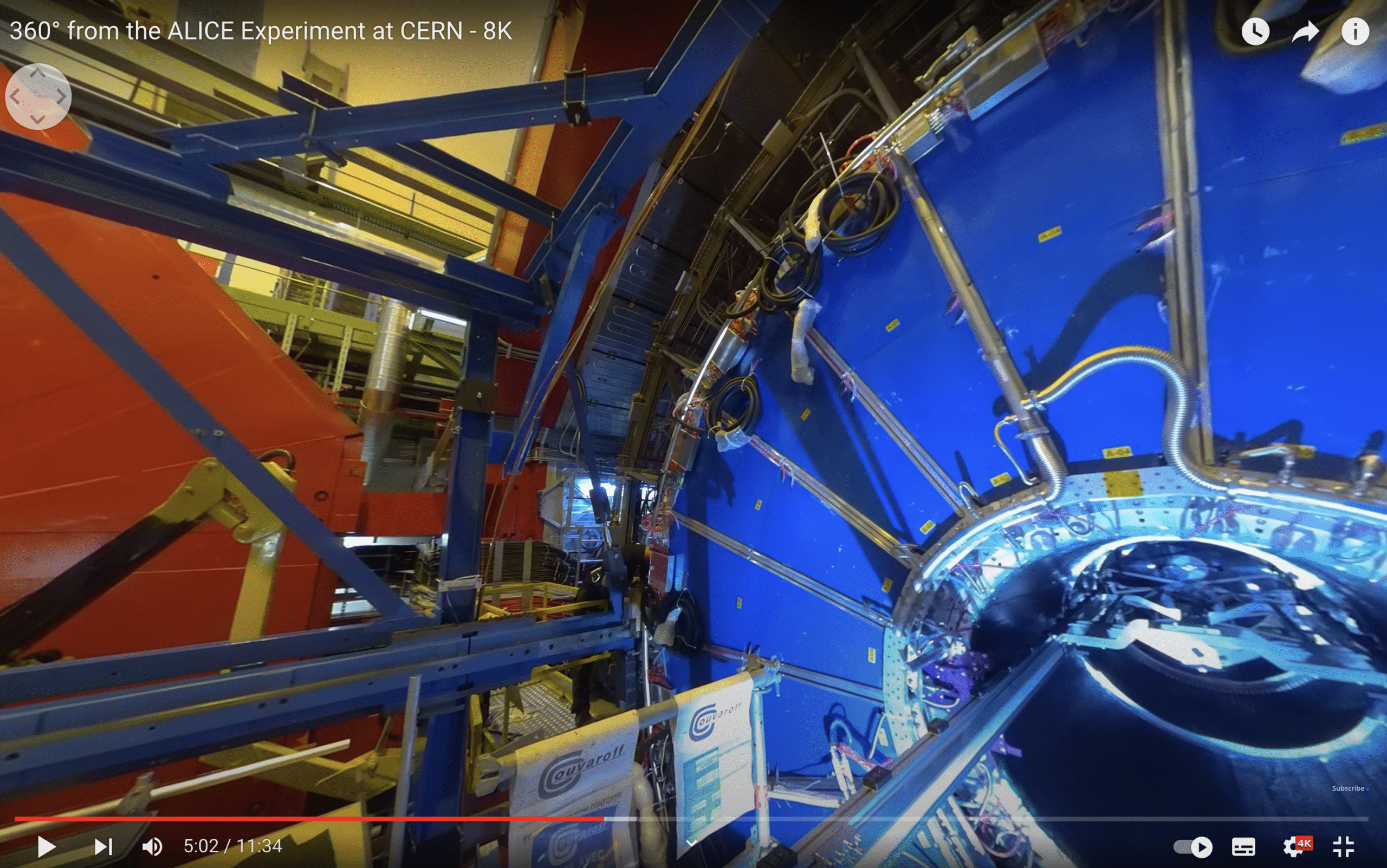 360° from the ALICE Experiment at CERN – 8K