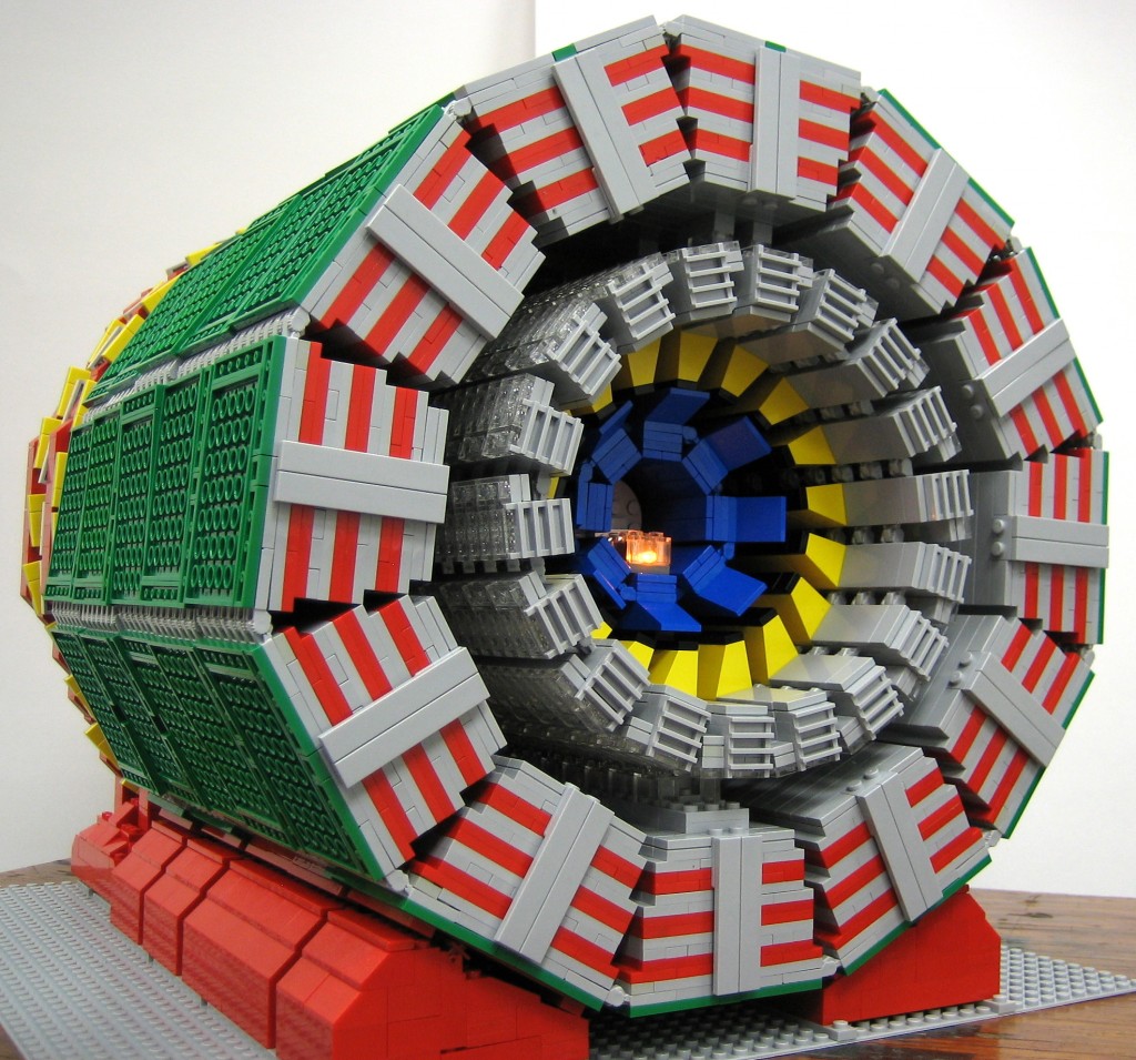 LEGO models of LHC detectors