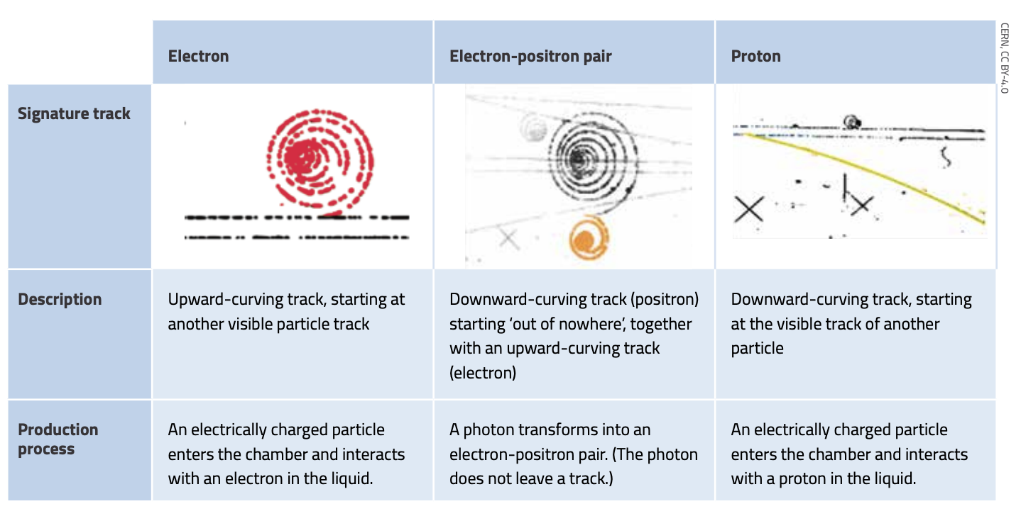 Track inspection: how to spot subatomic particles